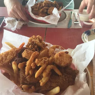 seafood, fish and chips, food, fish
