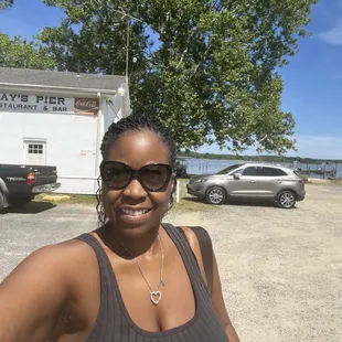 Outside