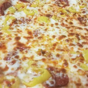 Yellow Pepper pizza