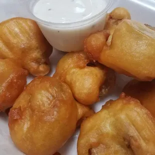 Ray's  freshly fried mushrooms