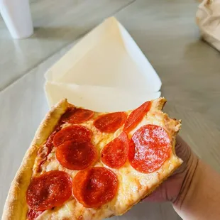 Giant pizza slice