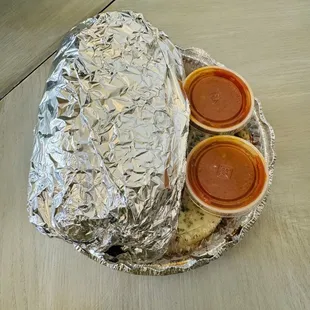 Breadsticks and Chicken Cutlet Parmesan