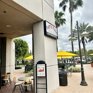 outside