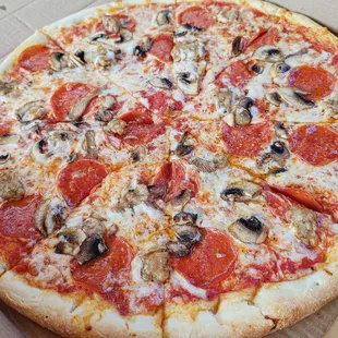 a pizza in a box