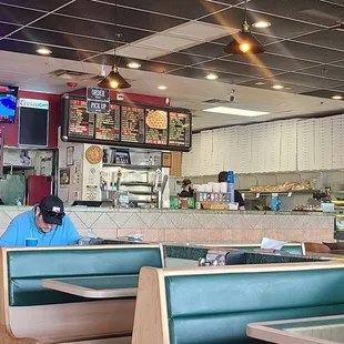 a man working in a restaurant