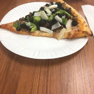 Veggie Pizza (PILE! Of veggies) Fresh Tastes great (No Ranch Dip needed)