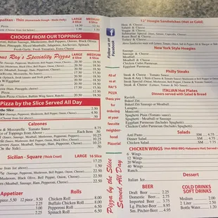 Menu inside