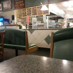 Always consistent Rays Pizza .... decent pizza, calzones and wings....also one of the few places to still grab just a slice.