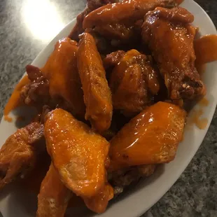 Hot Wings on Point! Crispy and Extra Saucy!