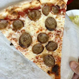 Sausage pizza - so good!