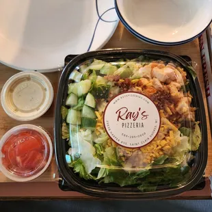 Chicken bacon ranch salad