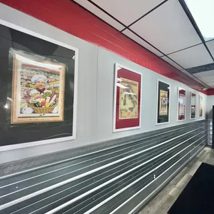 the interior of the restaurant