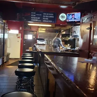 sushi and sashimi, interior