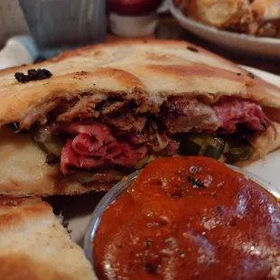 Cubano pita - smoky and tasty