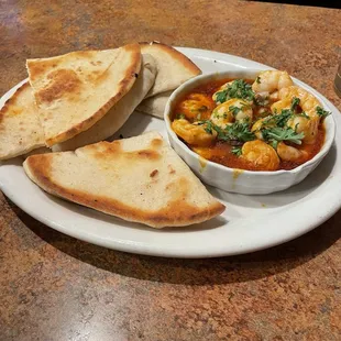 Spicy shrimp appetizer