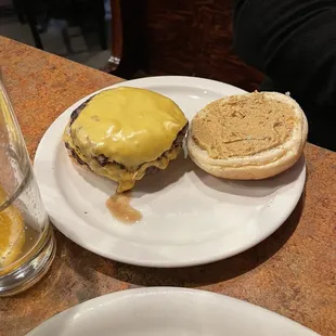 Burger with Cajun remoulade