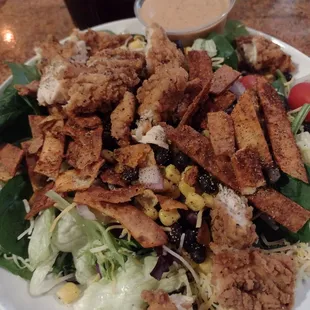 Half southwest chicken salad - pretty good