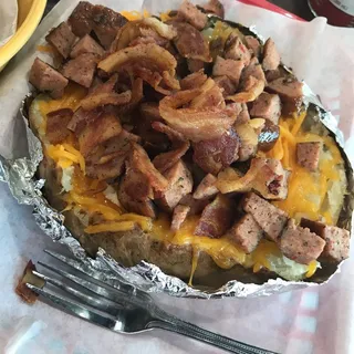 Sausage Baked Potato