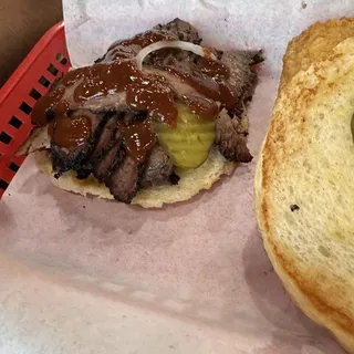 Chopped Brisket Sandwich