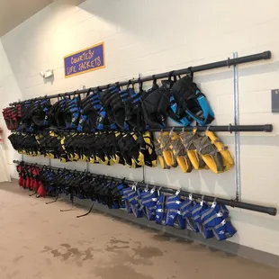 Complimentary life jackets