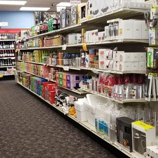 the aisle of a store