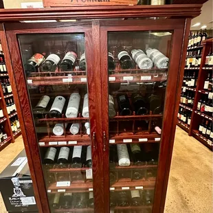 Premium wine selection