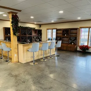 New tasting bar set up!