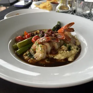 Shrimp and Polenta