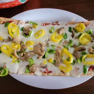 Veggie Flatbread Pizza