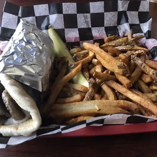 Gyro and hand cut fries