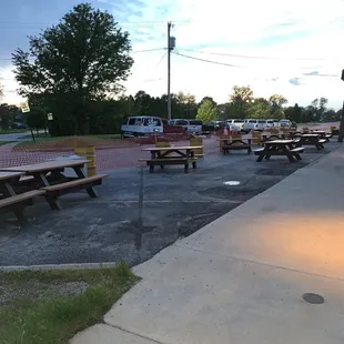 Side patio