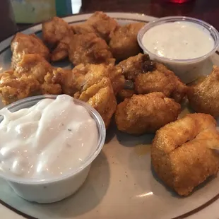 We were VERY pleased w the food, service &amp; ambiance! You MUST try Rayz Balls! Plus, all you can eat walleye &amp; perch sandwich were fantastic!