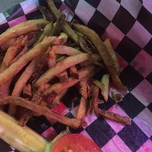 These were all crunchy like they had been dunked back in the fryer to reheat. Should have gotten the chips