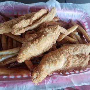 fish and chips, food