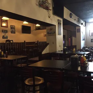 the interior of a restaurant