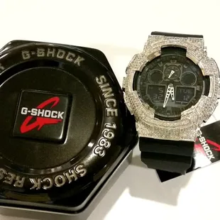 Custom Made G-Shock with Crystals