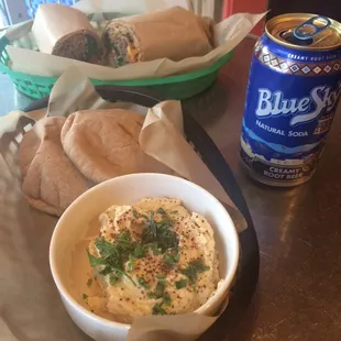 Spinach Melt Burrito