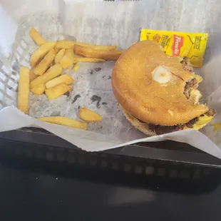 Halfway through my meal