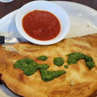 Gluten free calzone!