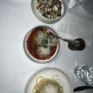 Cacio e Pepe, Arancini, Patate