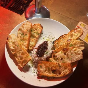 Mushroom Pate and Focaccia