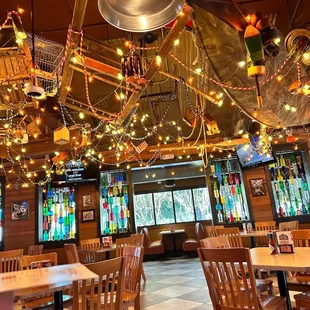 the interior of the restaurant