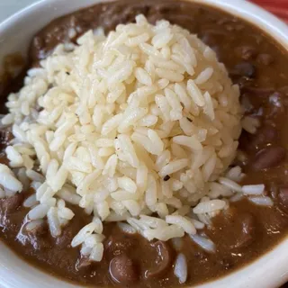 Andouille Sausage over Red Beans N Rice
