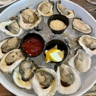 Oysters on the  Shell*