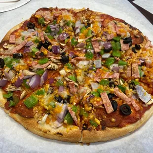 Kombination Pizza vegan