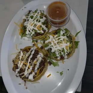 Beef sopes