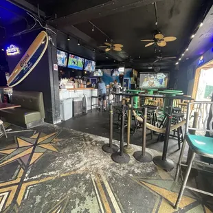 inside the bar