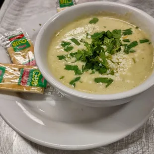 Roasted Poblano Soup