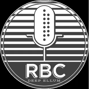 a microphone with the words rbc deep ellum