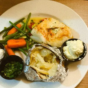 a plate of food